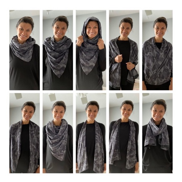 🎁Lululemon Vinyassa Scarf-Evergreen Camo/Green🎁 - Picture 10 of 13